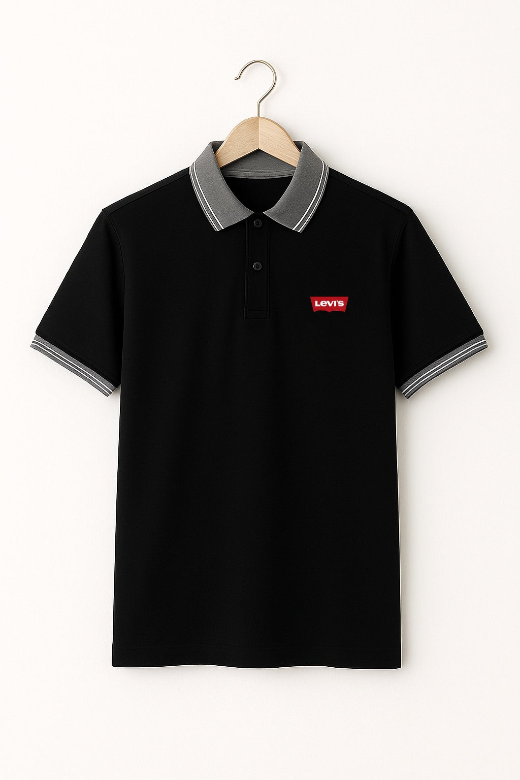 Levi's Polo T-shirt for Men (Black)